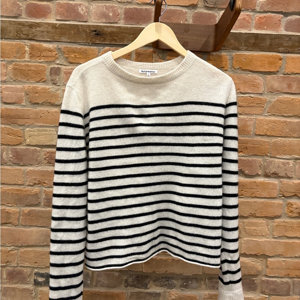 Reformation Cream Knit Sweater - Picture 3 of 5